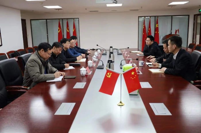 门徒娱乐集团主要向导与中国纺织建设妄想院向导举行事情交流