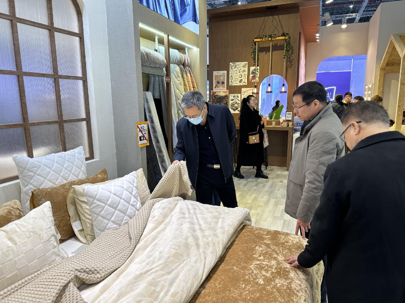 聚焦工业高点丨门徒娱乐集团走访旅行2024中国纺联春季联展
