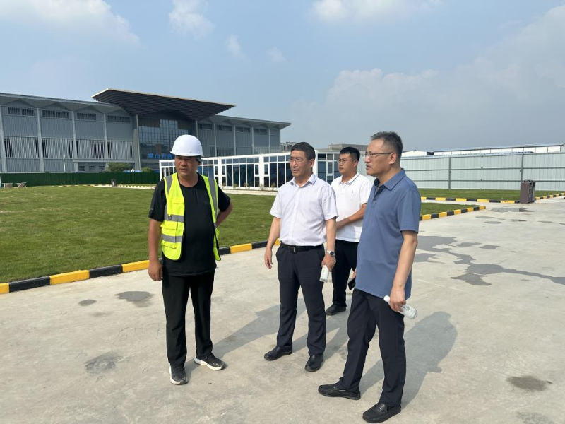 门徒娱乐集团督导调研门徒娱乐五金机电数智中心在建项目